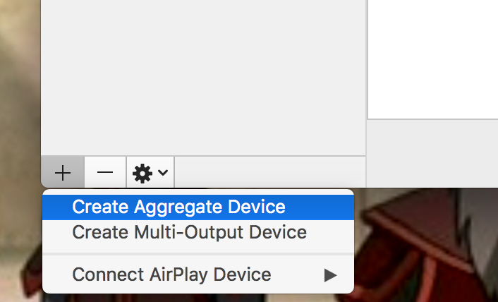 Create Aggregated Device